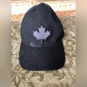 Black Maple Leaf Baseball Cap - Men